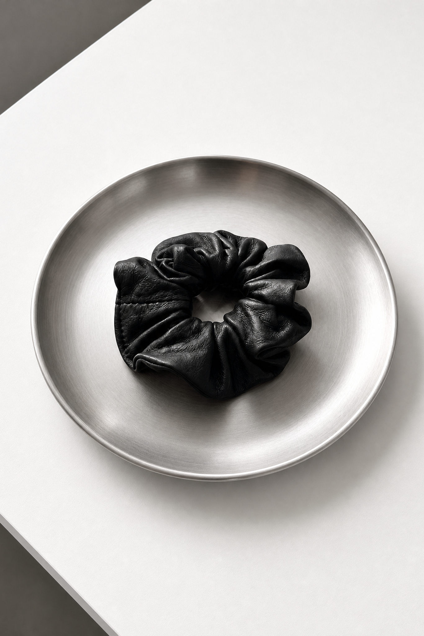 Leather Scrunchies