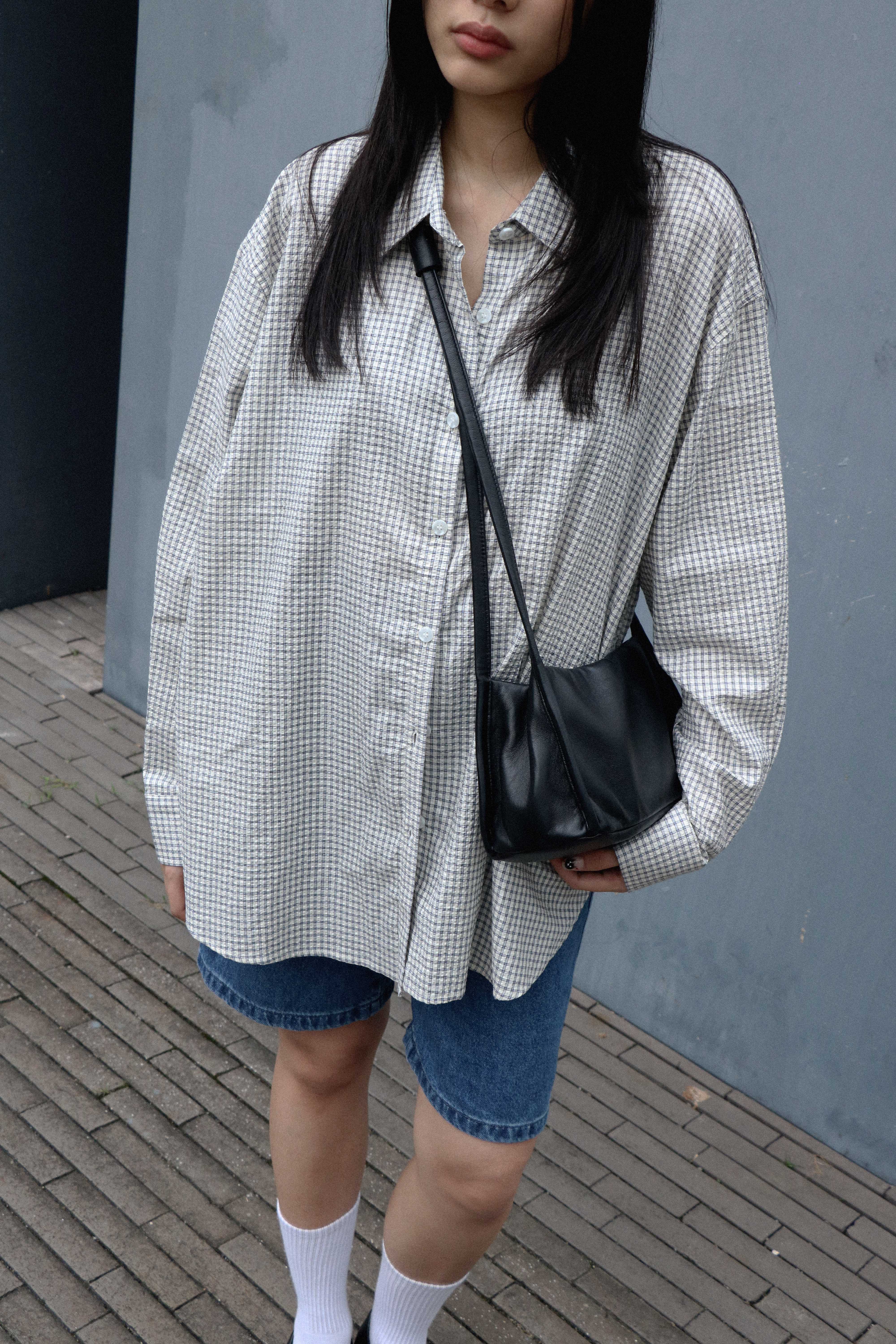 Pocket Bag Crossbody Grey