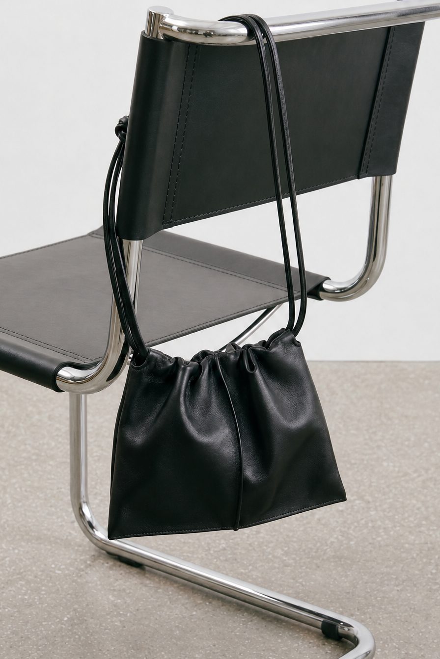 Drawstring Bag Small Black