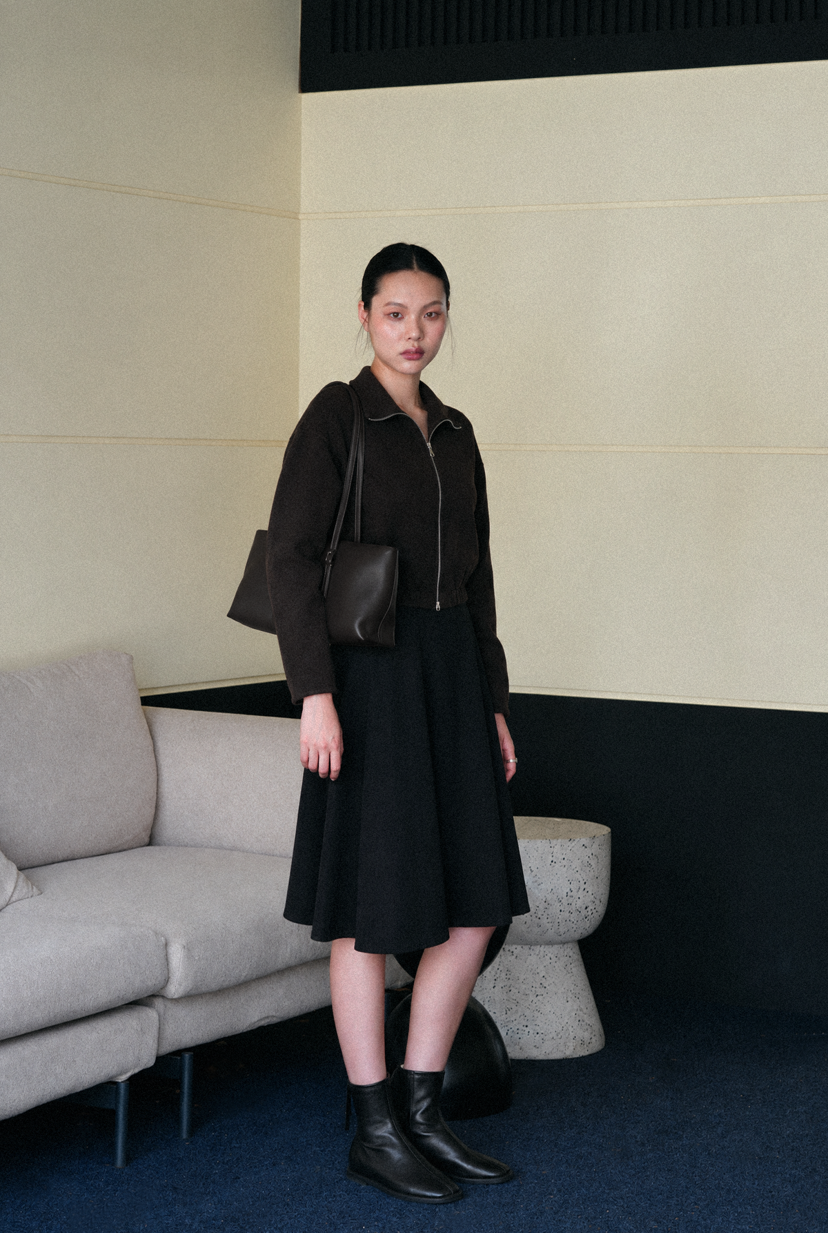 June's East West Bag Brown