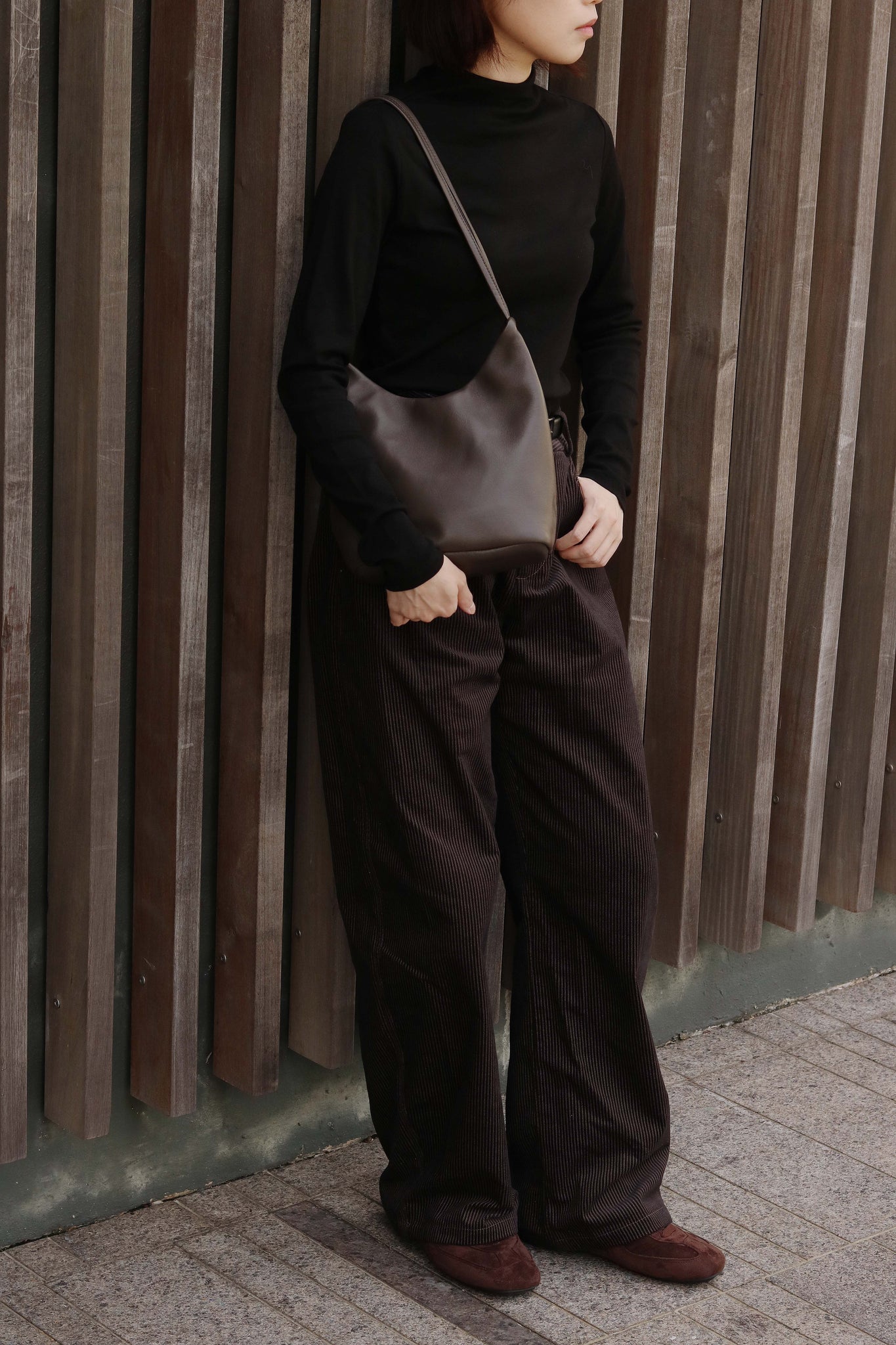 Harri Shoulder Bag Chocolate