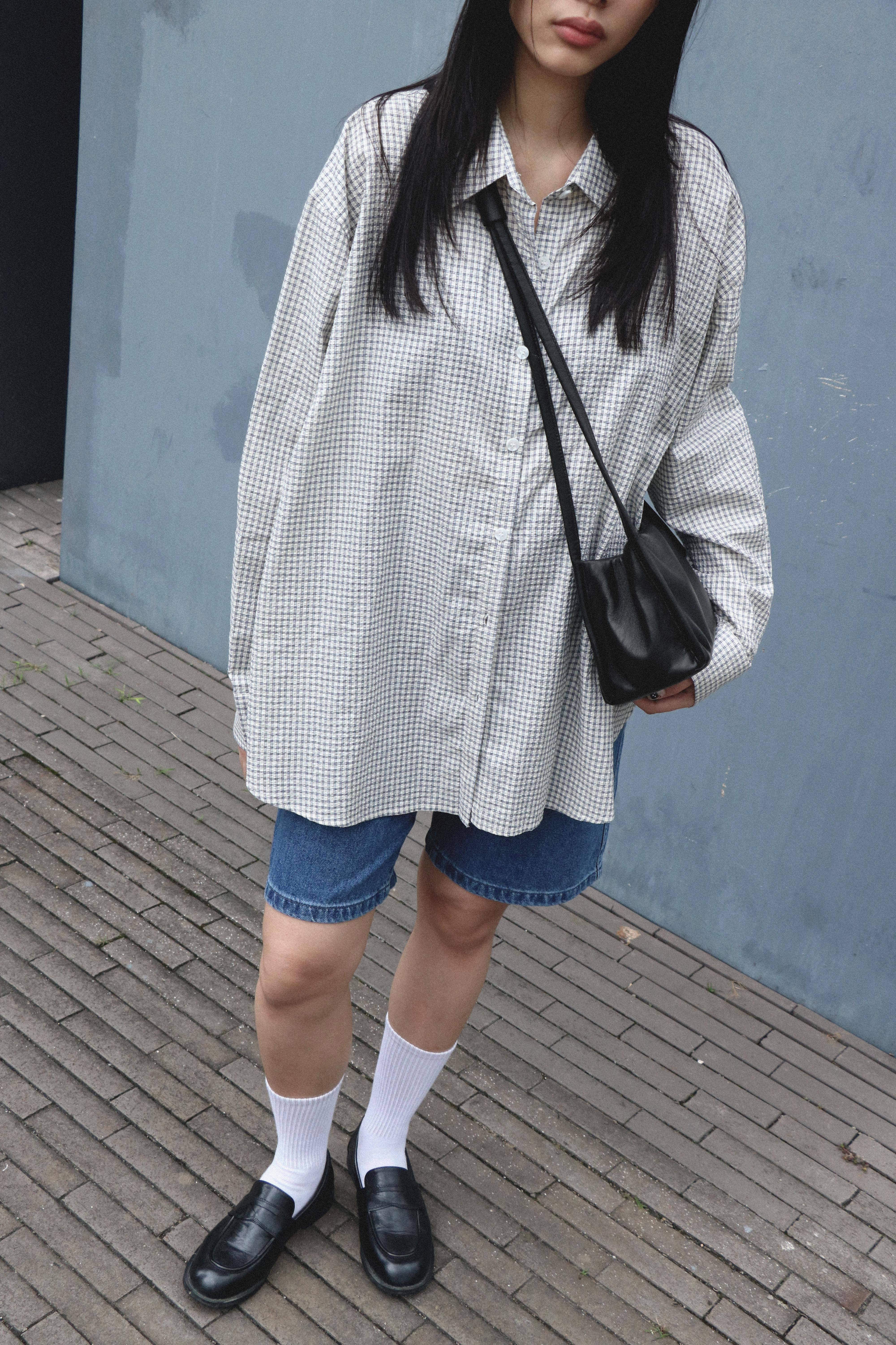 Pocket Bag Crossbody Grey