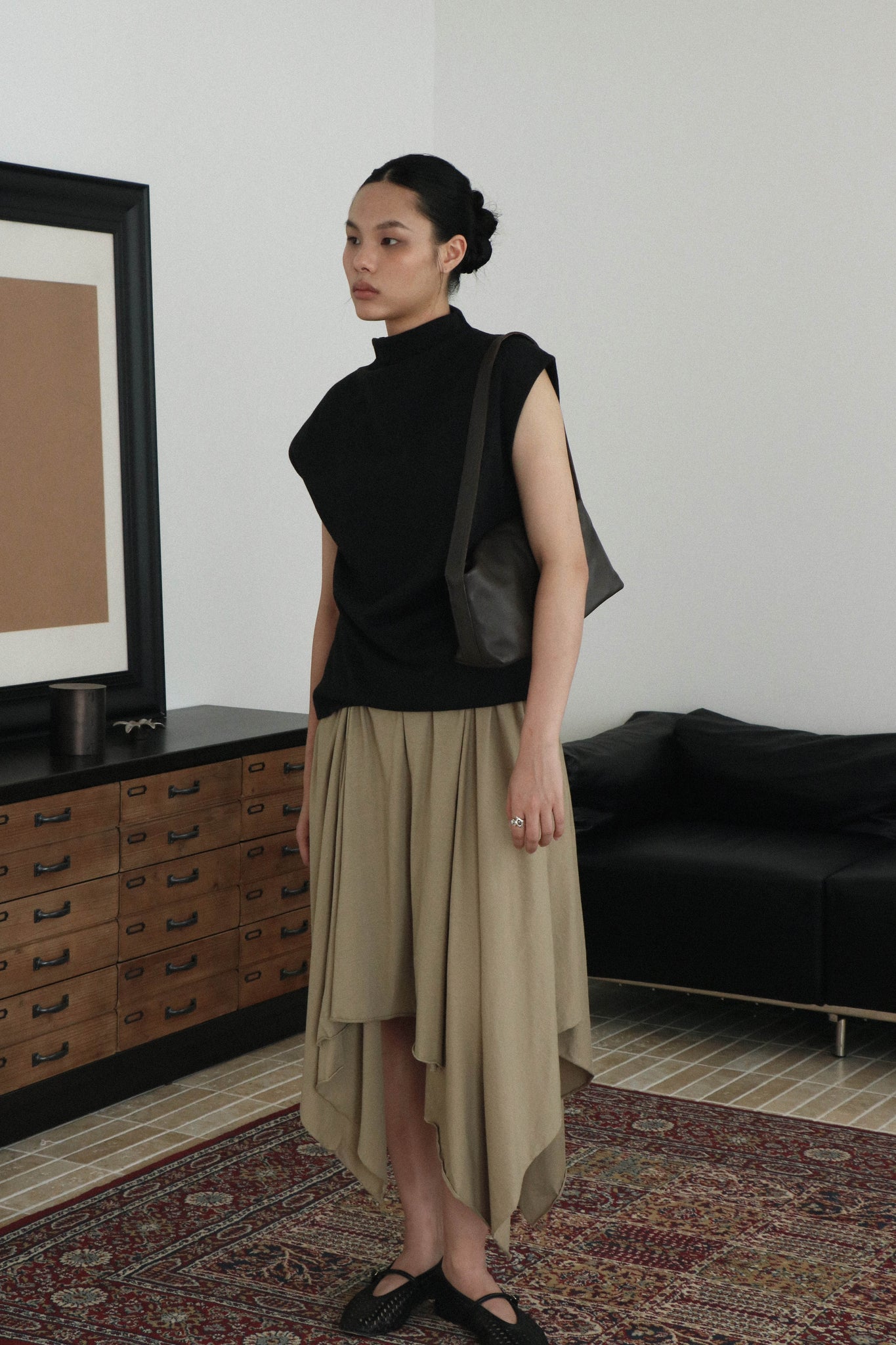 Pillow Shoulder Bag Chocolate