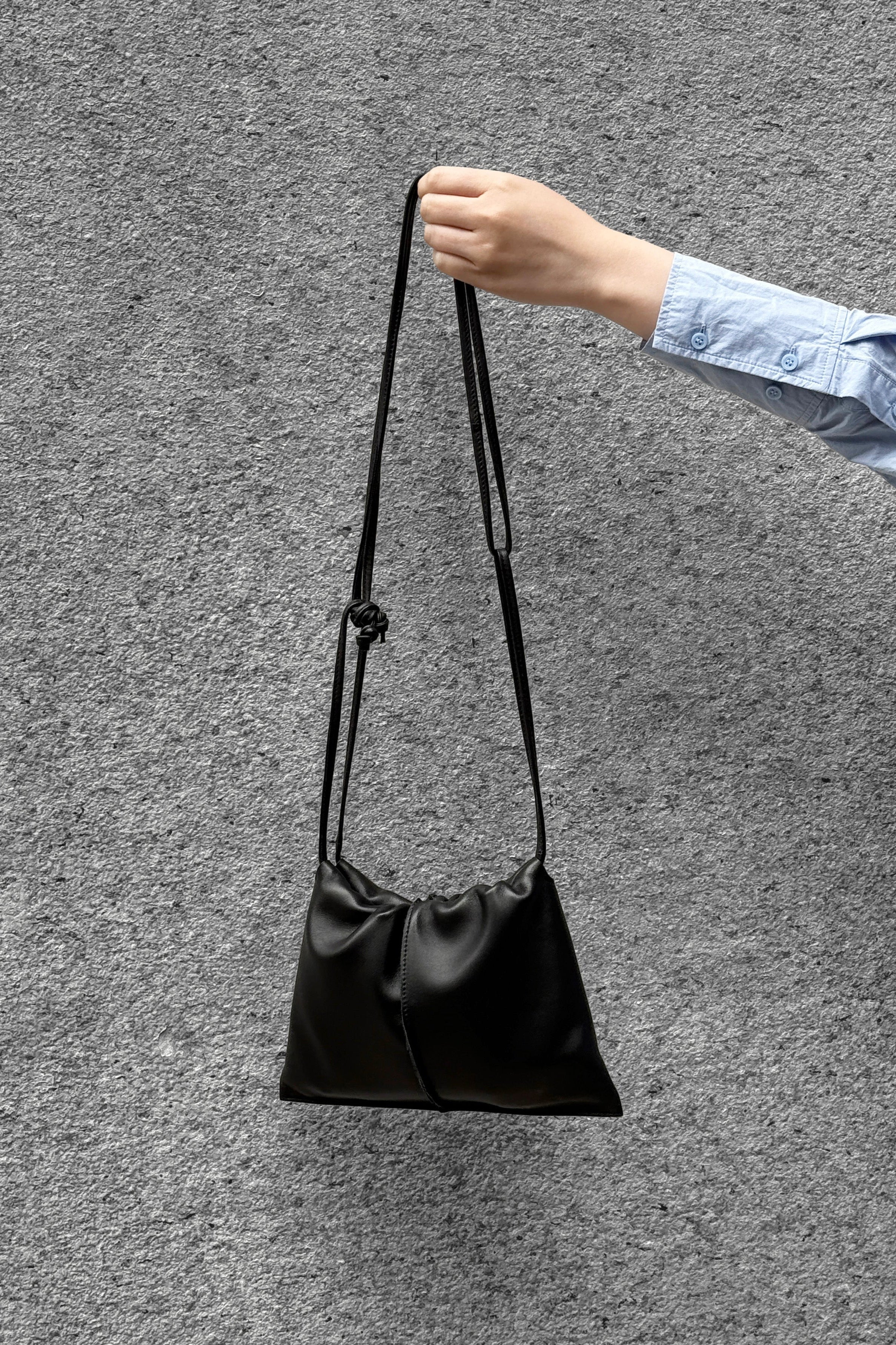 Drawstring Bag Small Black