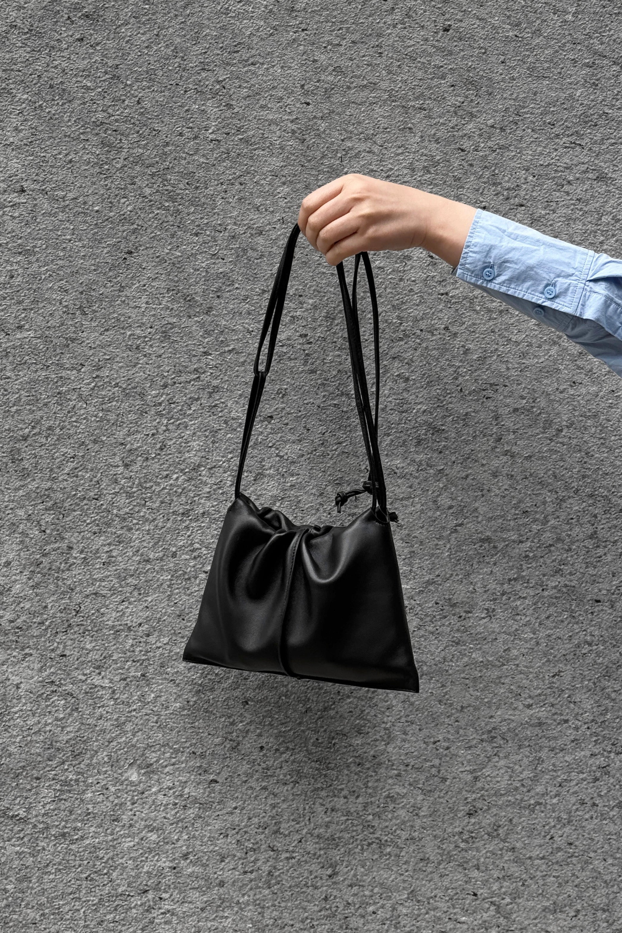 Drawstring Bag Small Black
