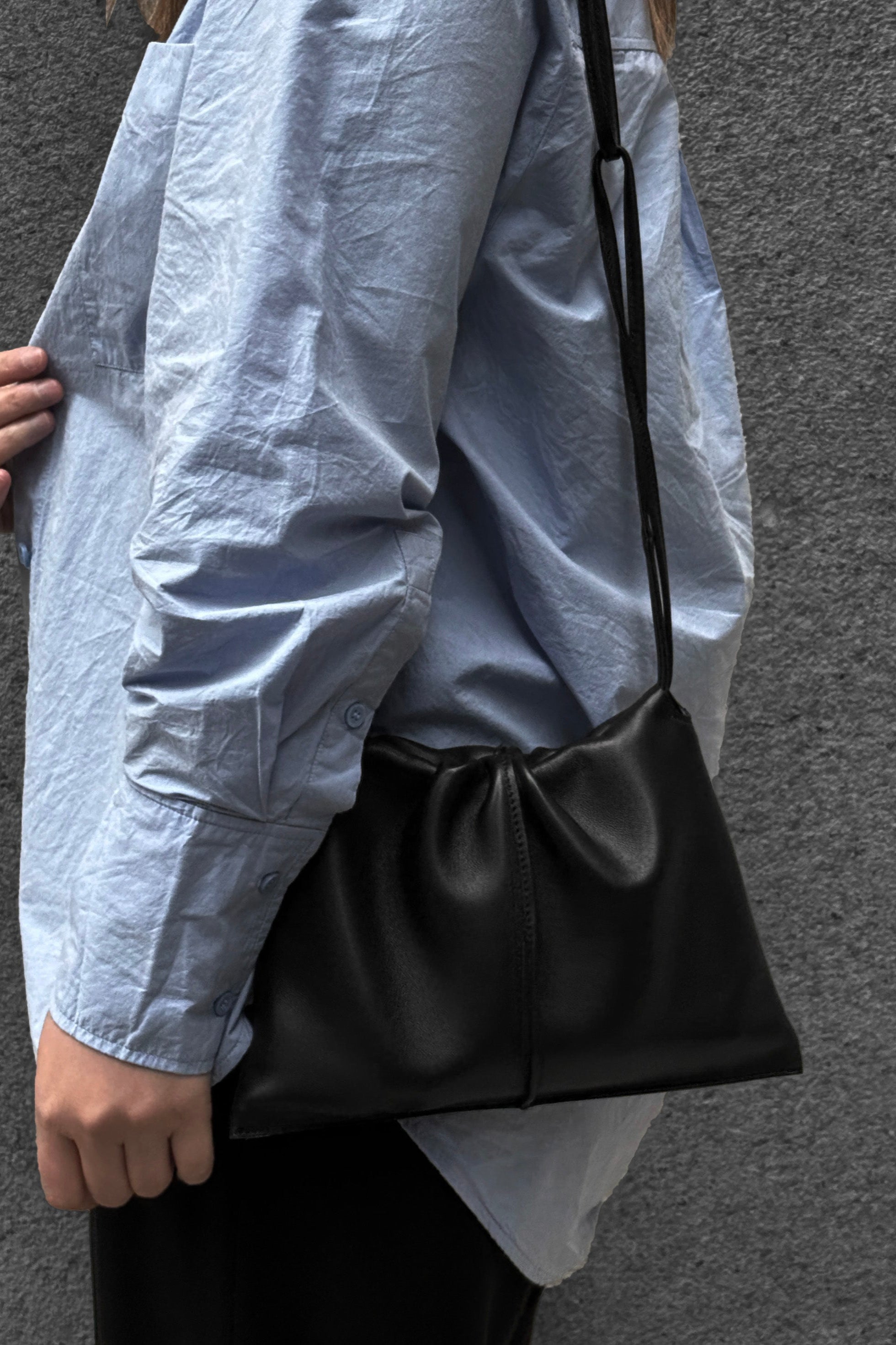 Drawstring Bag Small Black