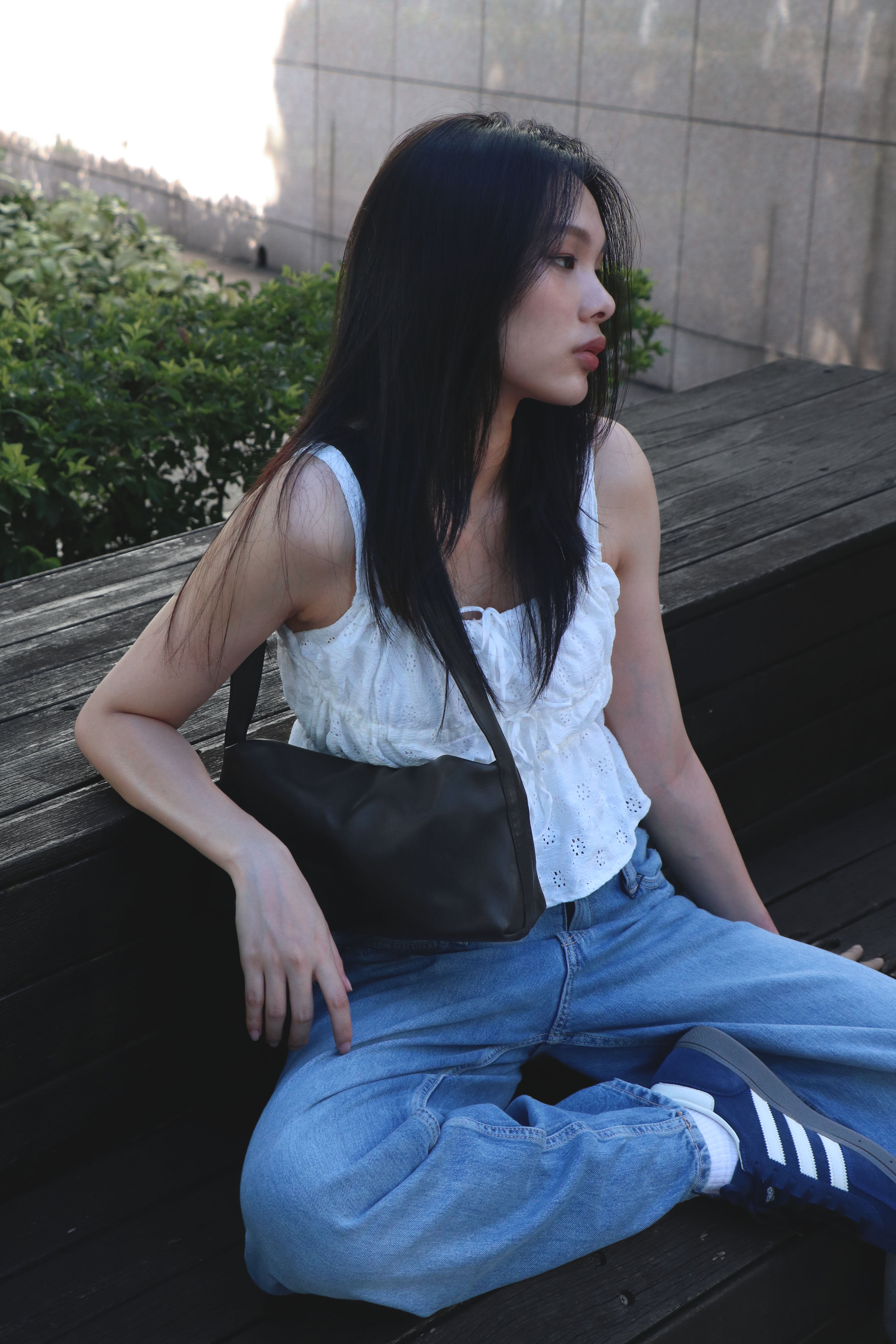 Pillow Shoulder Bag Black