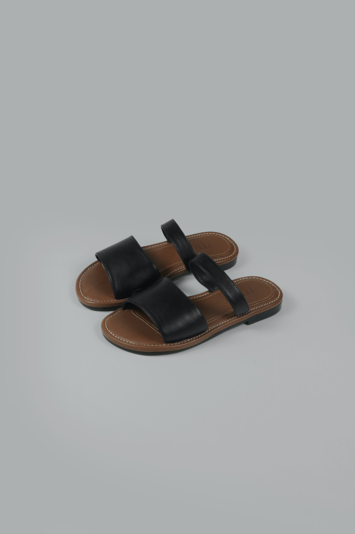 Double Slide Flat Sandal