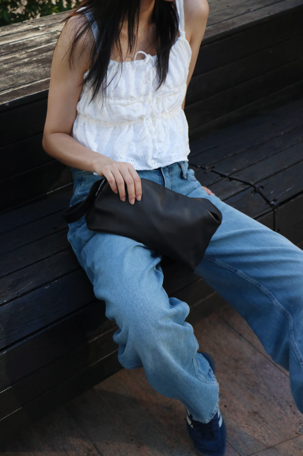 Pillow Shoulder Bag Black