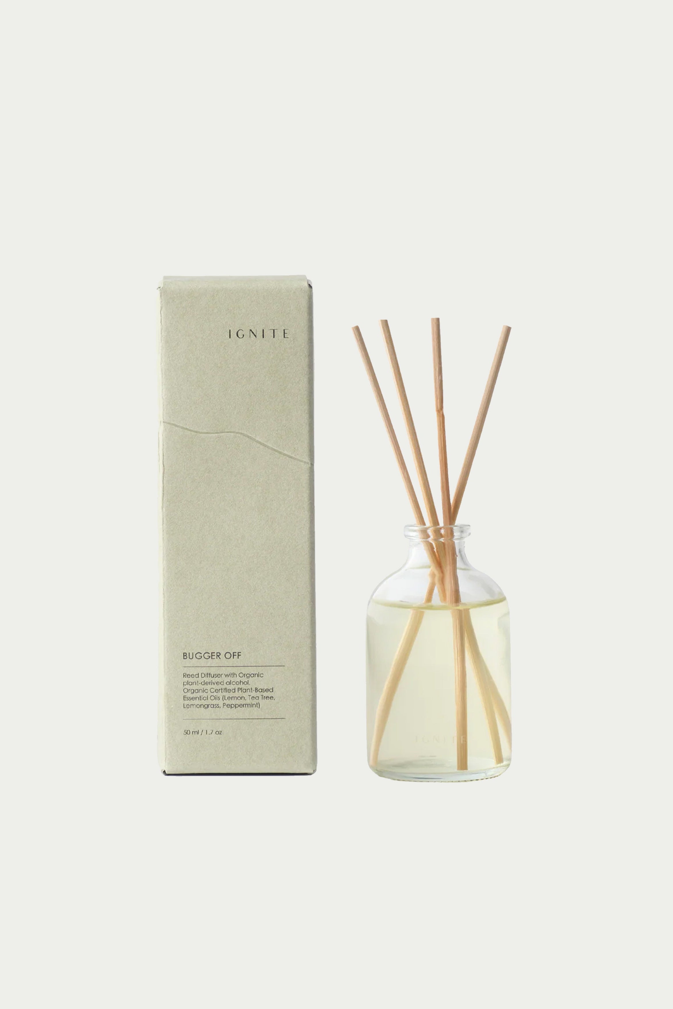 IGNITE Bugger off Organic Essential Oil Reed Diffuser