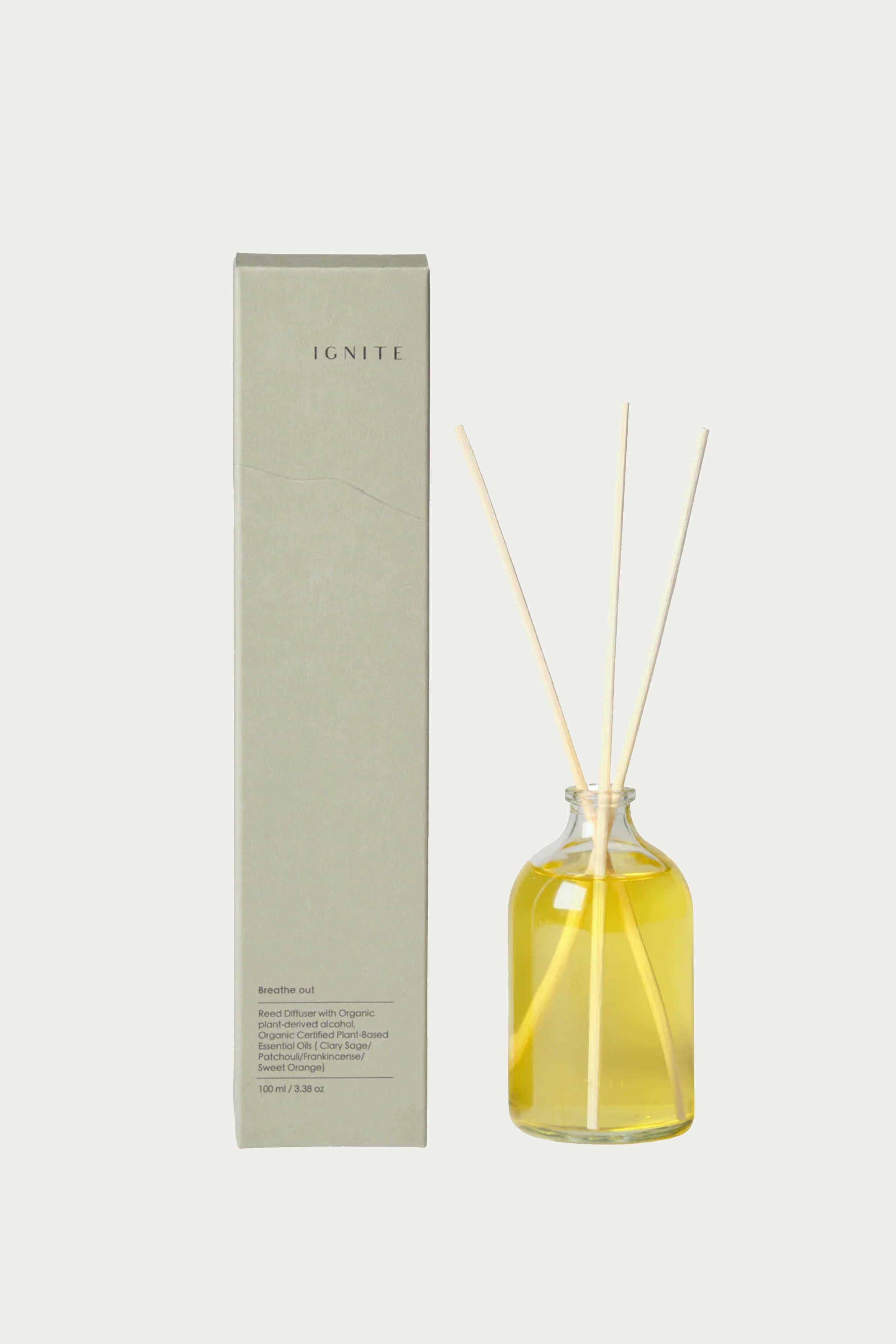 IGNITE Breathe out organic essential oil Reed diffuser