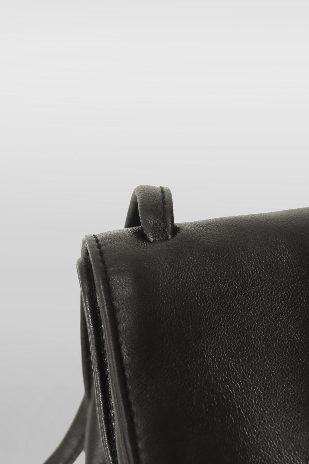 Folding Soft Leather Crossbody Bag