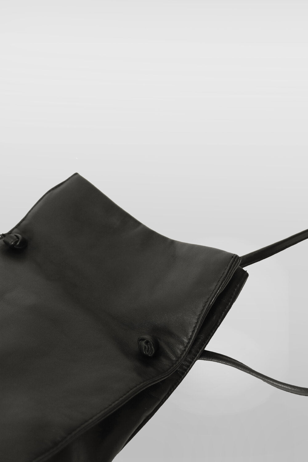 Folding Soft Leather Crossbody Bag